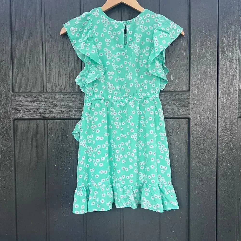 Carter's girls Daisy Faux Wrap FLORAL Dress size 8 Y